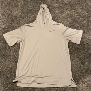 Nike Hooded Short Sleeve Running Shirt